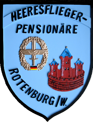 Das Wappen der Heeresfliegerpensionäre Rotenburg/Wümme aus dem Gründungsjahr 1980.